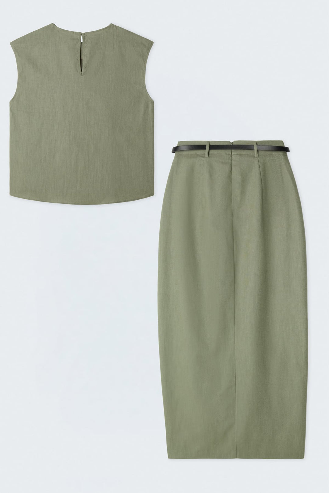 Sateen Ensemble Sasha - Kaki