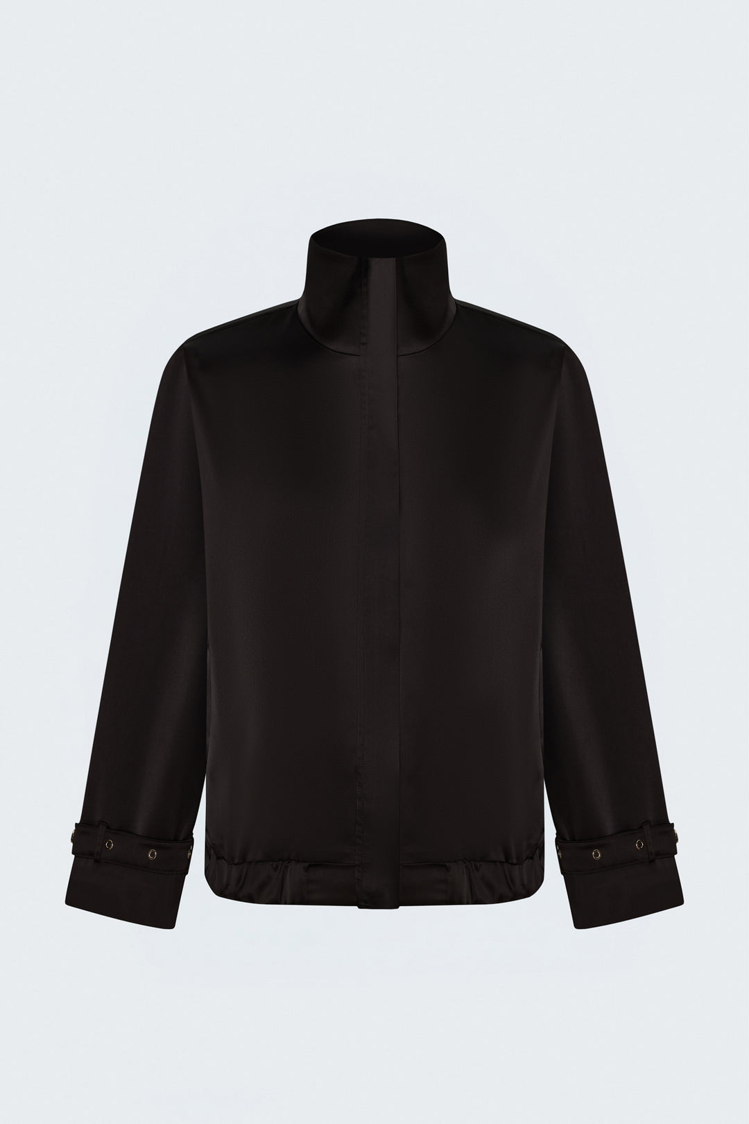Sateen Veste Bomber Satinée - Marron