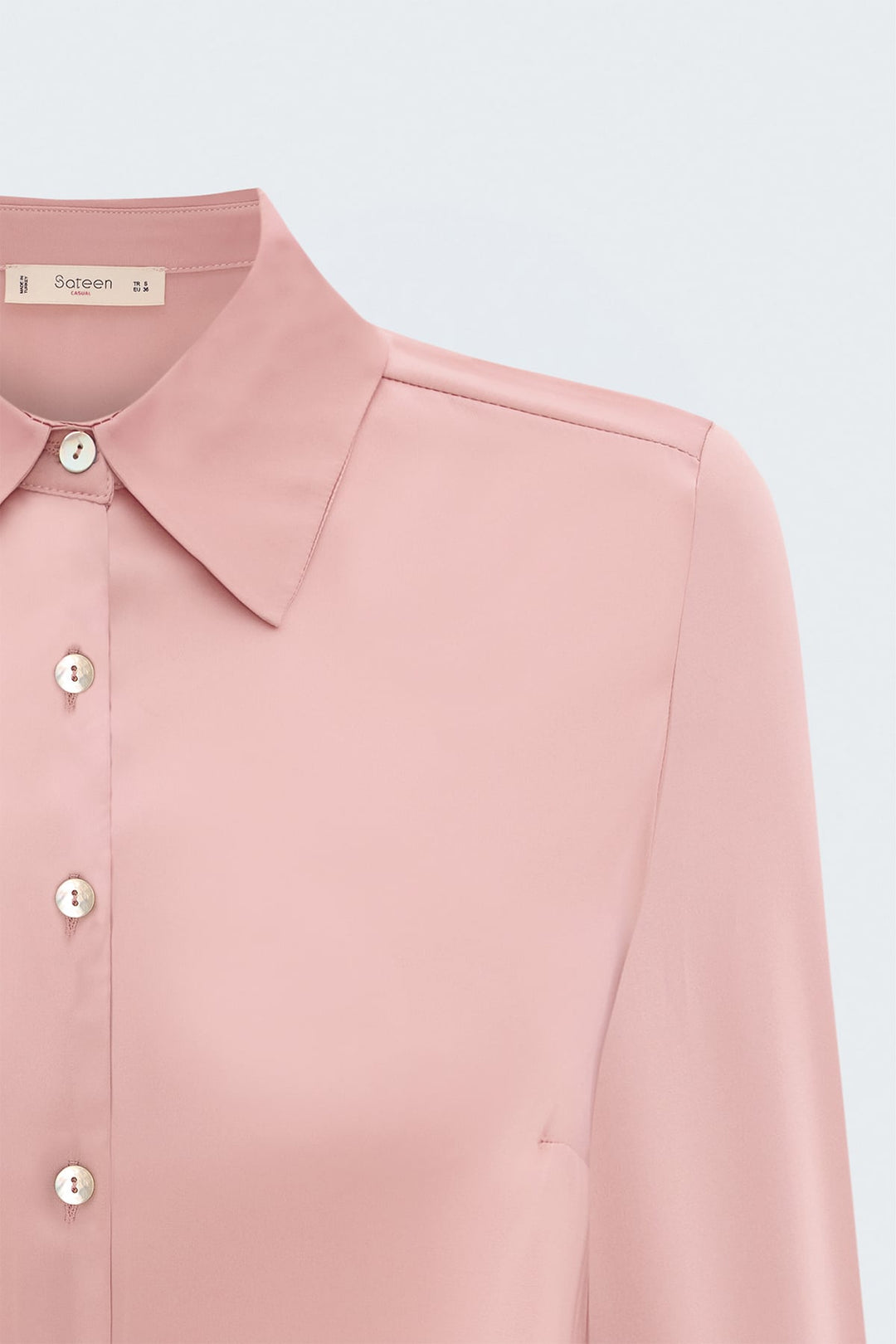 Sateen Chemise en Satin - Rose