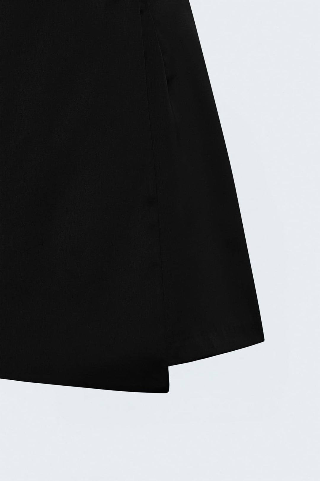 Sateen Jupe Short Satinée - Noir