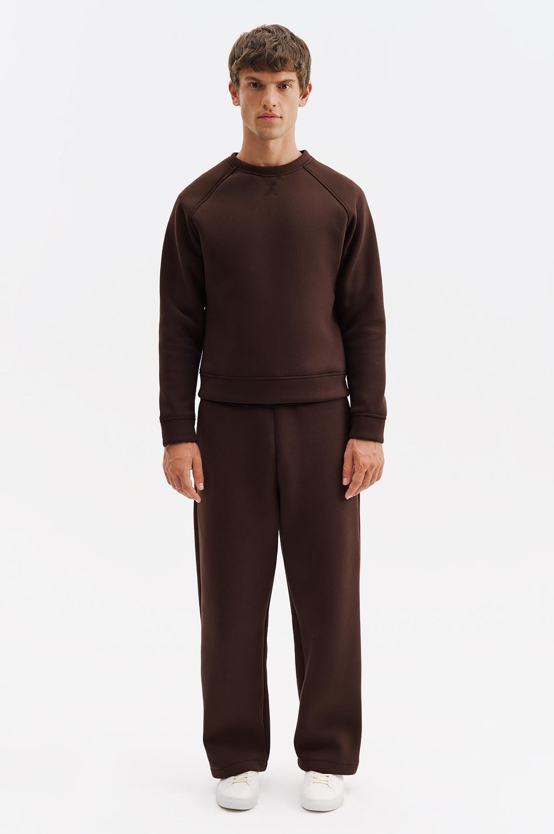 Giesto Sweatshirt Scuba Marron - Marron