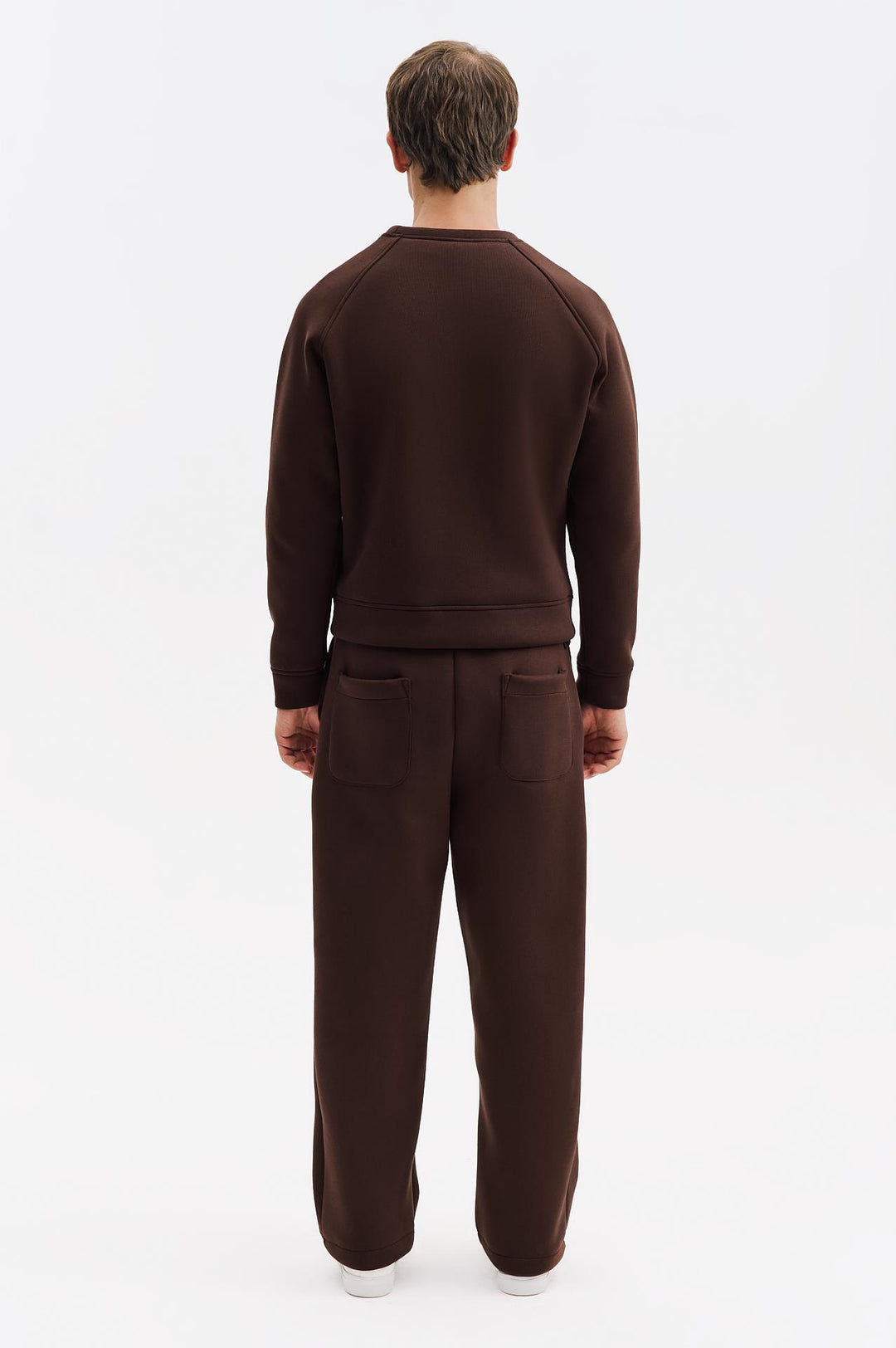 Giesto Sweatshirt Scuba Marron - Marron