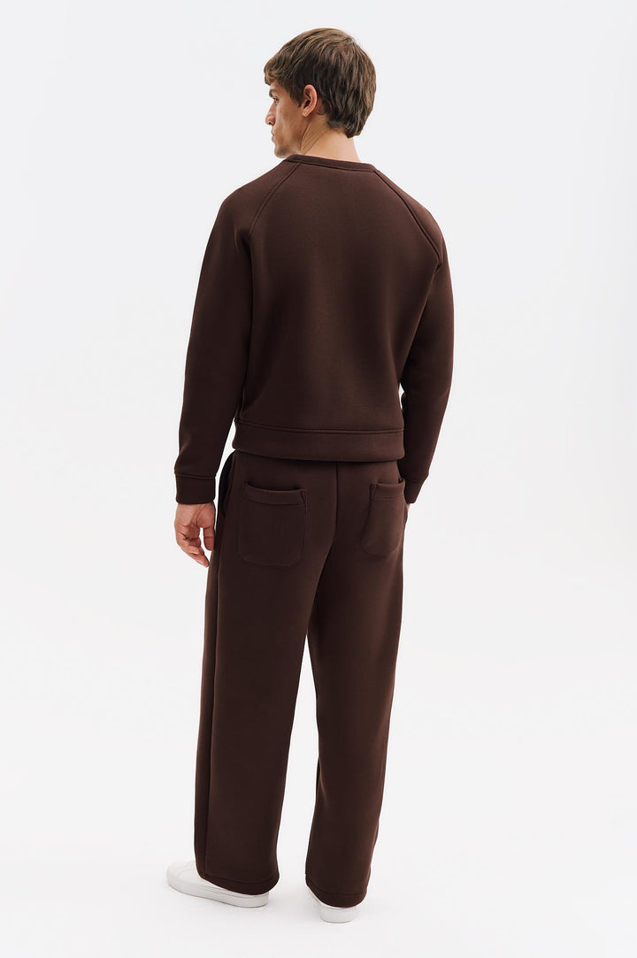 Giesto Sweatshirt Scuba Marron - Marron