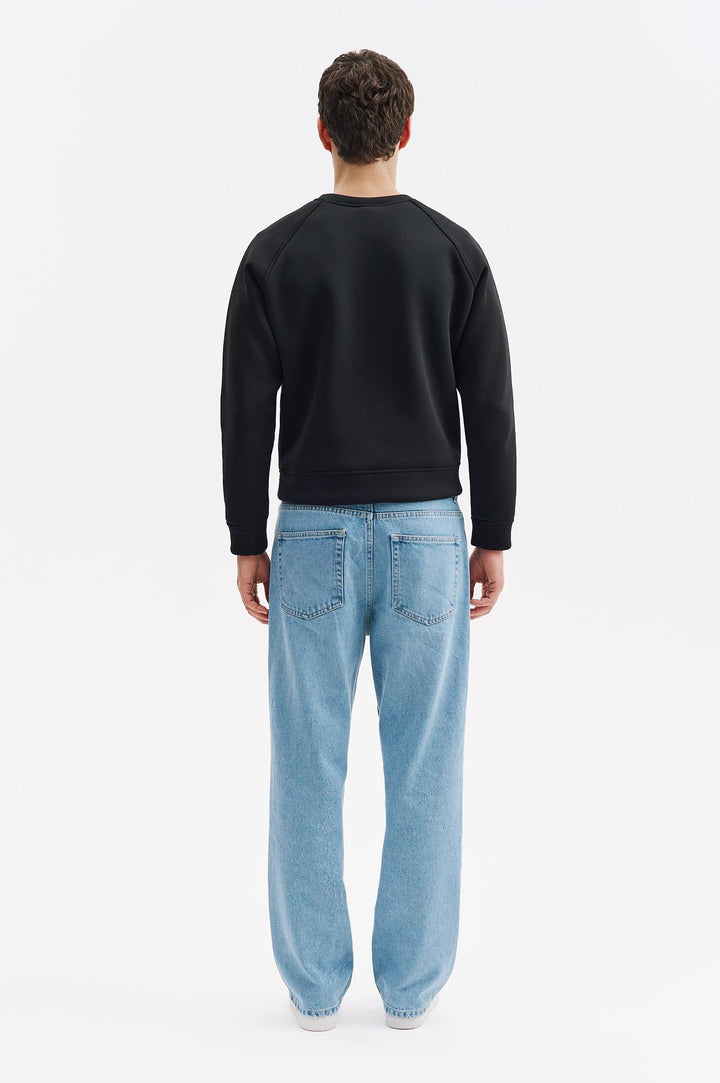 Giesto Sweatshirt Scuba Noir - Noir