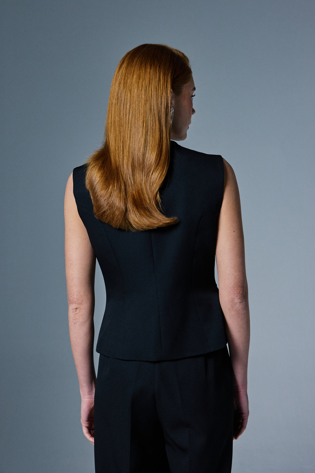 Sateen Gilet Sofia - Noir