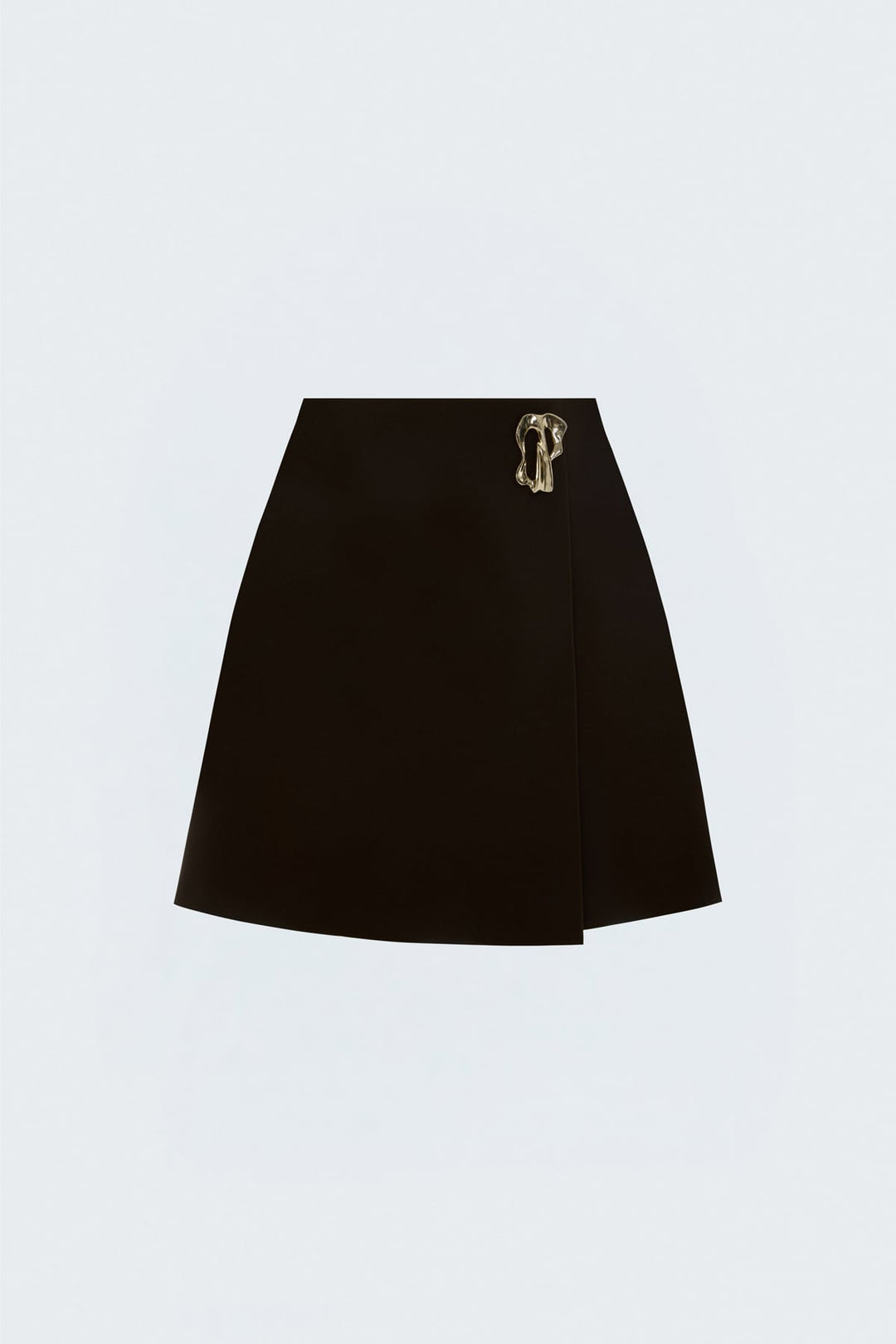 Sateen Jupe short - Marron