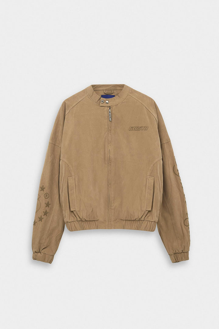 Giesto Veste en suède beige - Beige