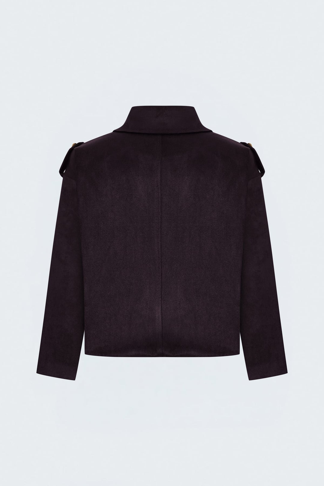 Sateen Veste bomber en suède - Bordeaux