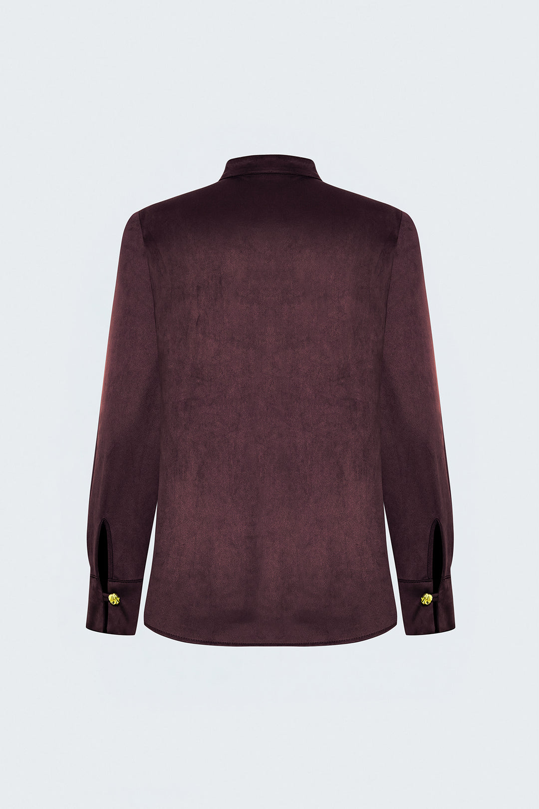 Sateen Chemise en Suède - Bordeaux