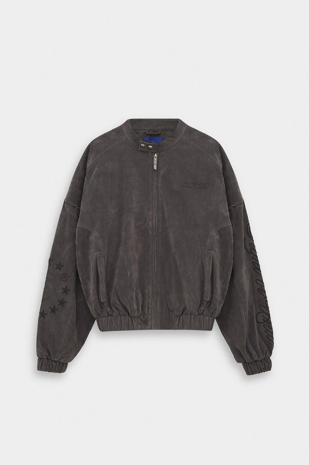 Giesto Veste en suède grise - Gris