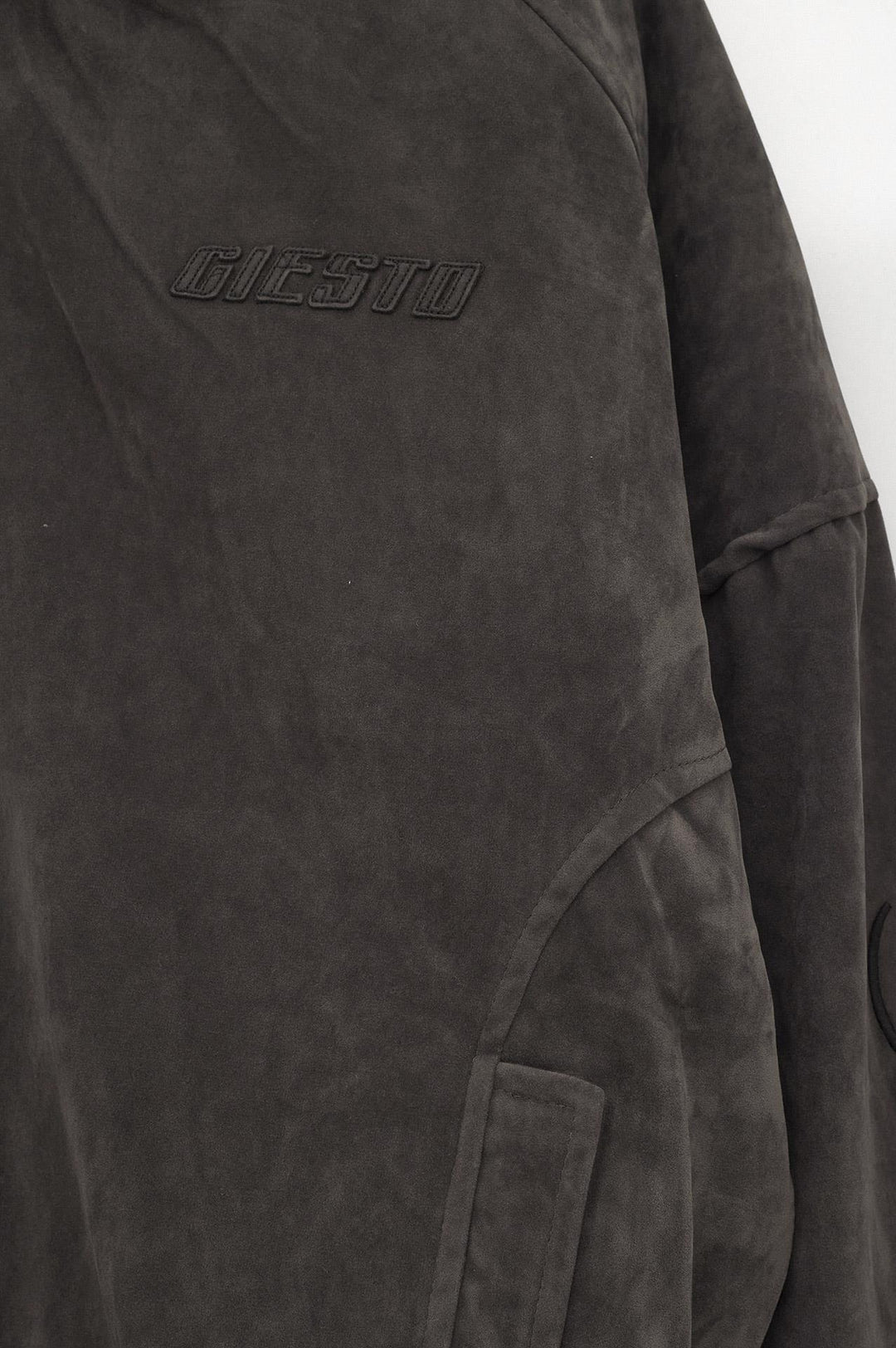 Giesto Veste en suède grise - Gris