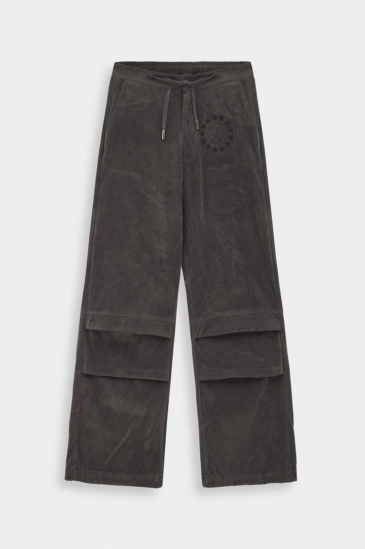 Giesto Pantalon de jogging en suède gris - Gris