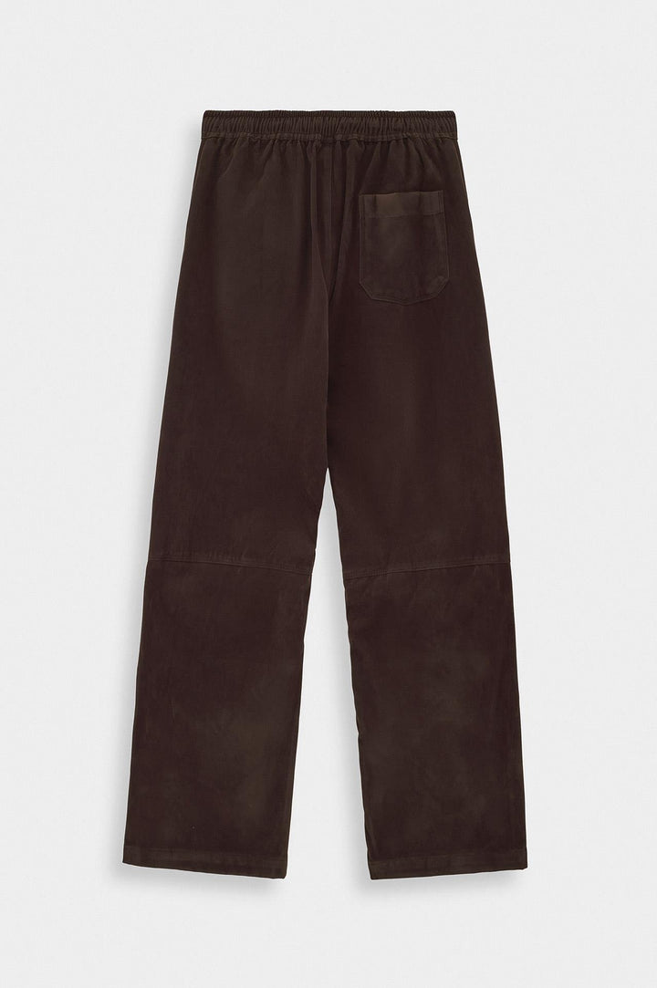 Giesto Pantalon de jogging en suède marron - Marron
