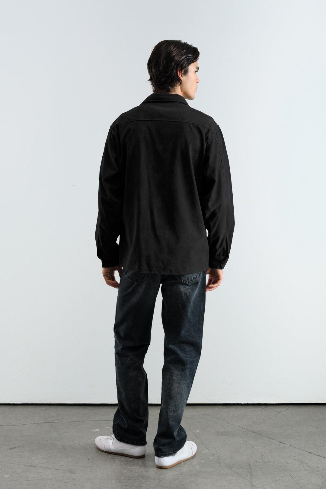 Giesto Chemise en suède noir - Noir