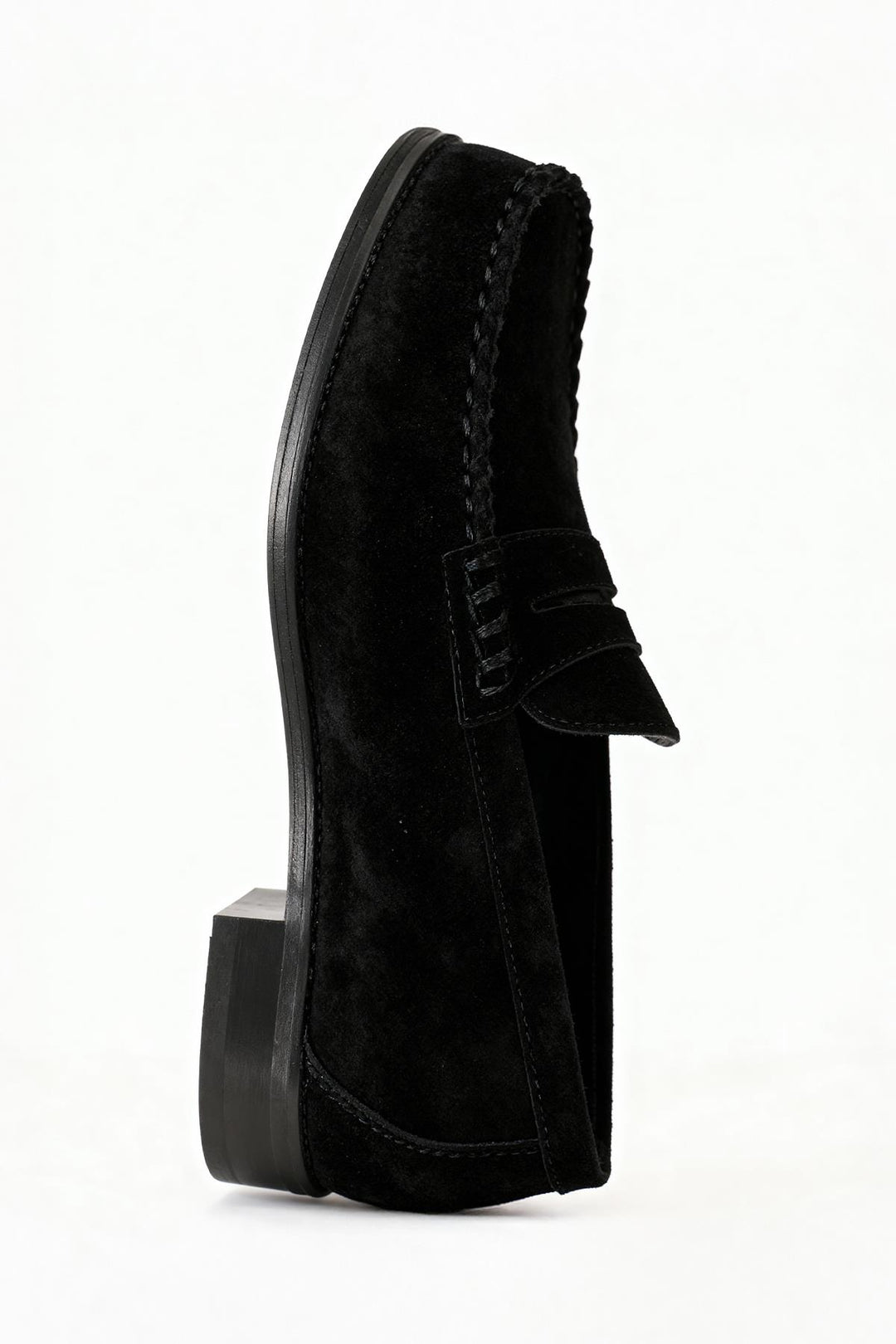 Giesto Loafers en suède noirs - Noir