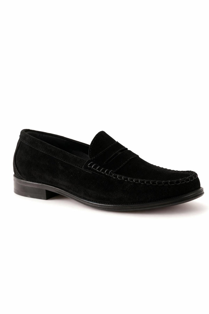 Giesto Loafers en suède noirs - Noir