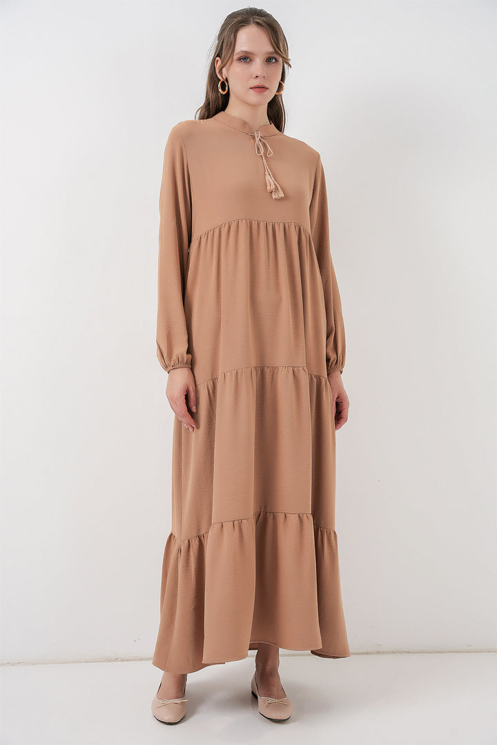 Bigdart T1627 Robe à Lacets - Vison