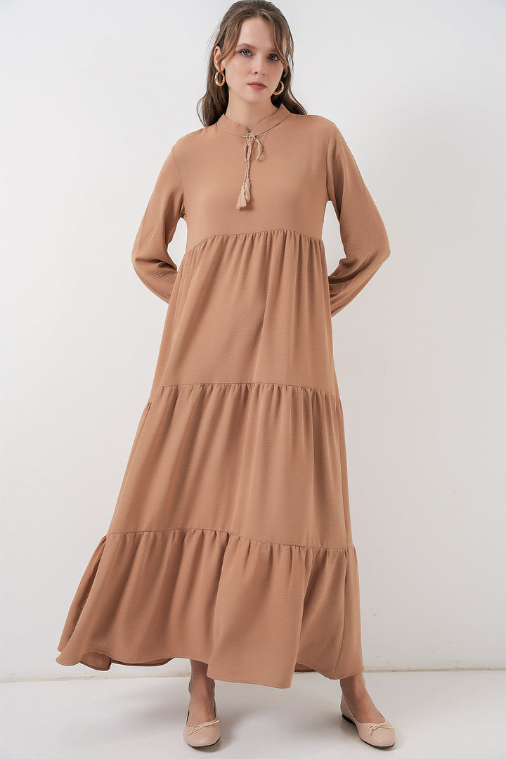 Bigdart T1627 Robe à Lacets - Vison