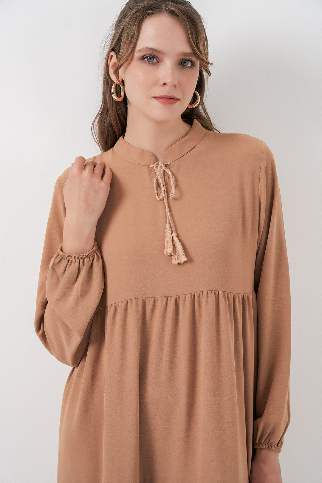 Bigdart T1627 Robe à Lacets - Vison