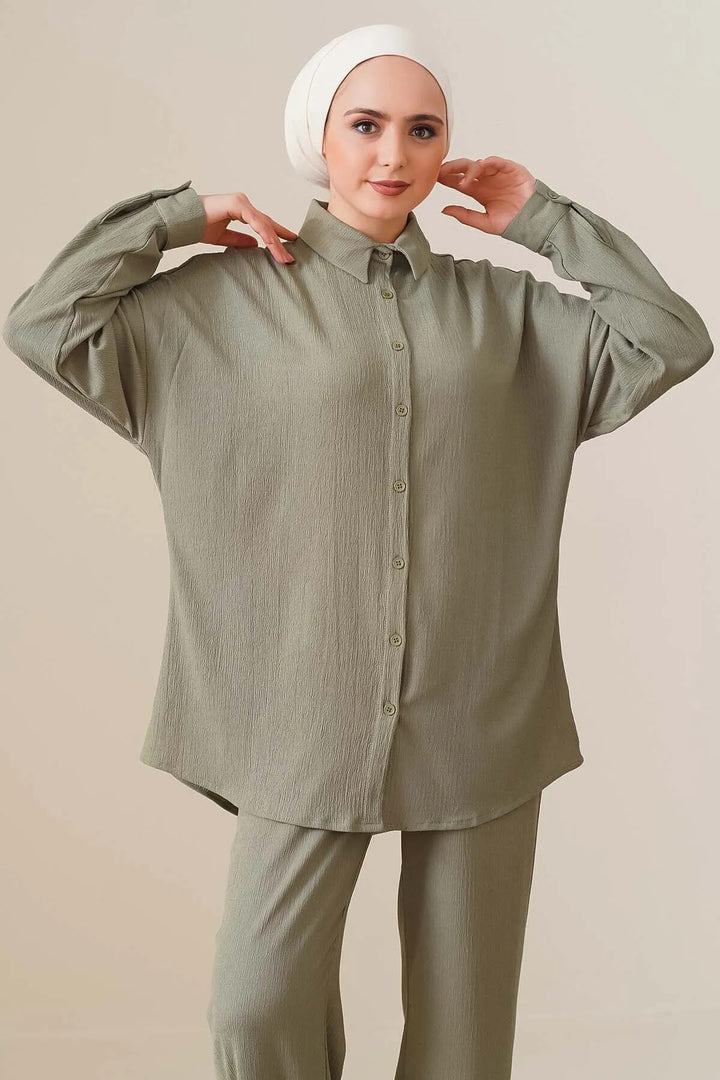 Bigdart Ensemble Tricot Modeste T5858 - çağla