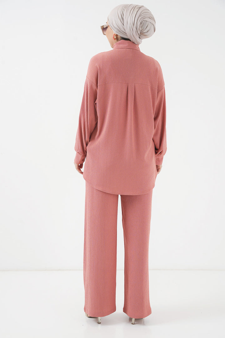 Bigdart T5858 Ensemble en tricot modeste - gül kurusu