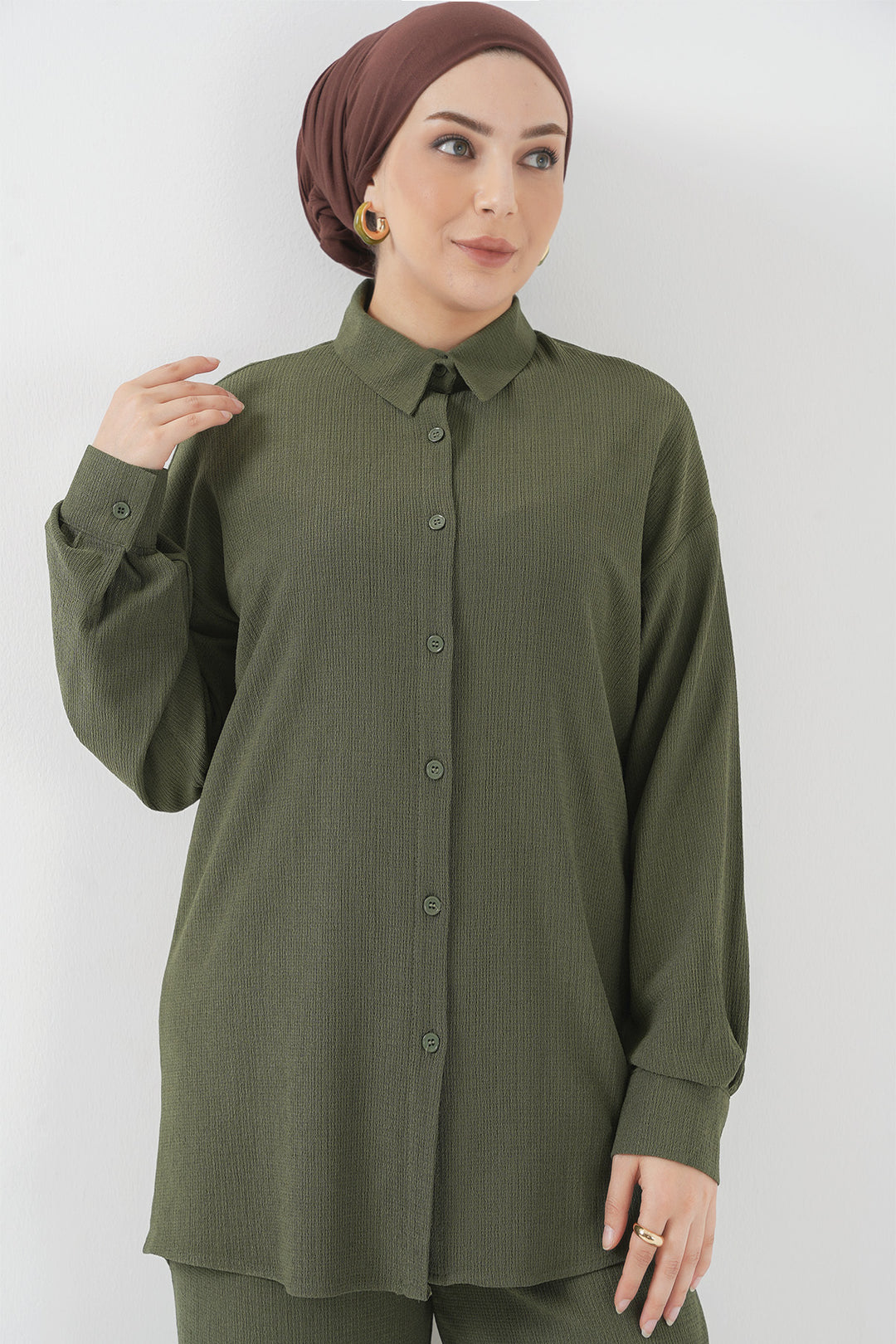 Bigdart Ensemble Tricot de Prêt-à-Porter T5858 - Kaki