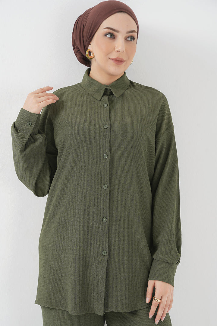 Bigdart Ensemble Tricot de Prêt-à-Porter T5858 - Kaki