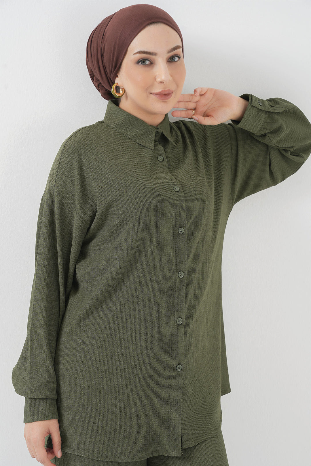 Bigdart Ensemble Tricot de Prêt-à-Porter T5858 - Kaki