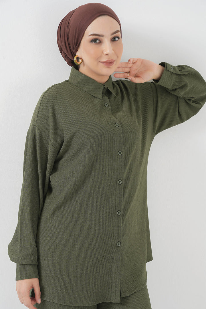 Bigdart Ensemble Tricot de Prêt-à-Porter T5858 - Kaki
