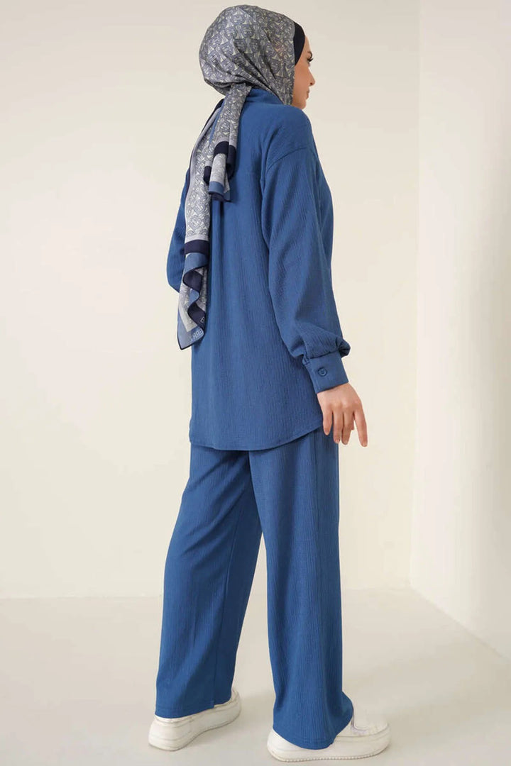 Bigdart Ensemble de mode tricoté T5858 - Indigo