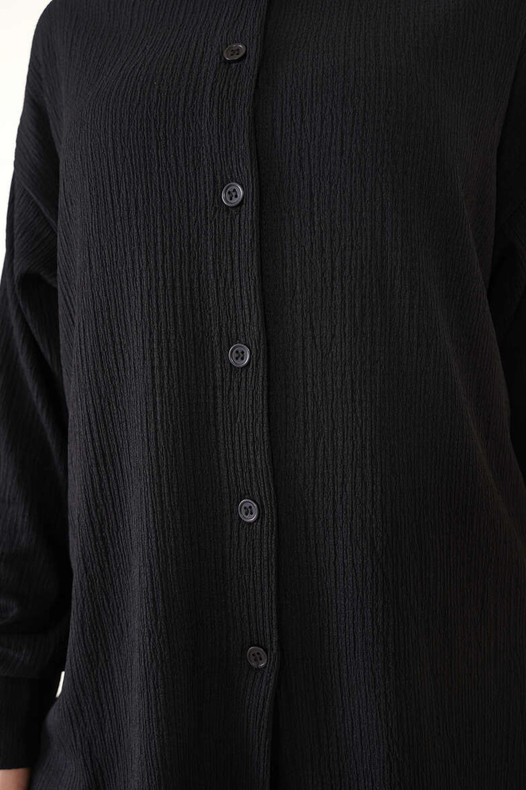 Bigdart Ensemble de hijab tricoté T5858 - Noir