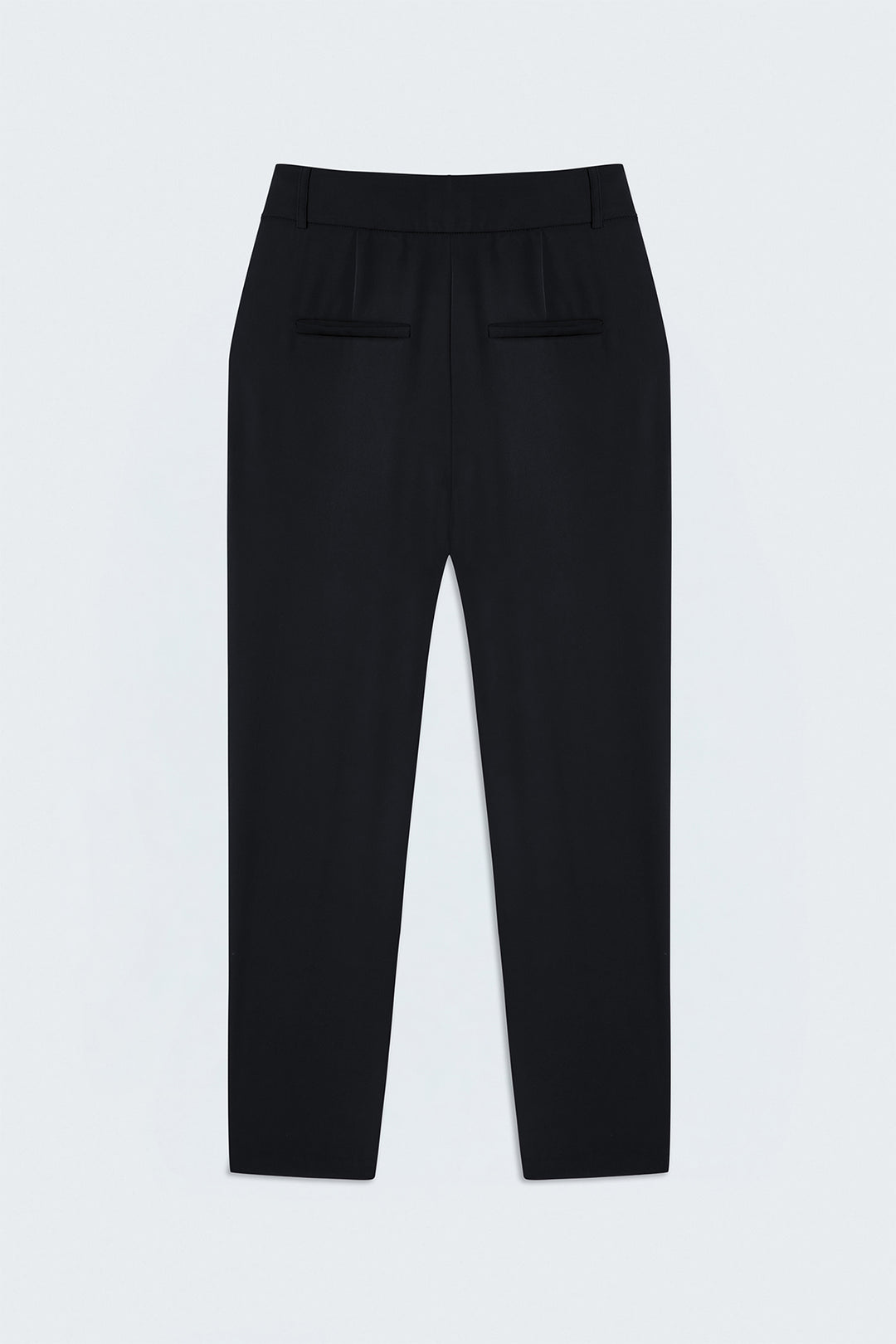Sateen Talia Pantalon Carotte - Noir