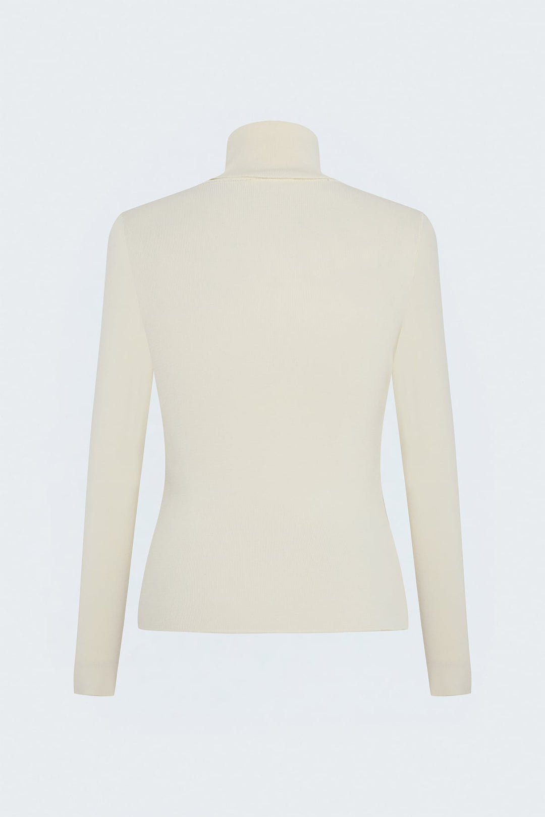Sateen Pull à col montant - Écru