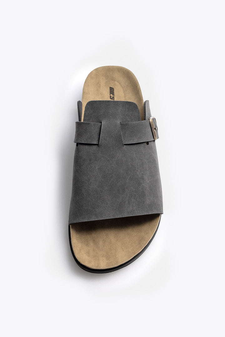 Giesto Sandale Grise à Une Sangle - Gris