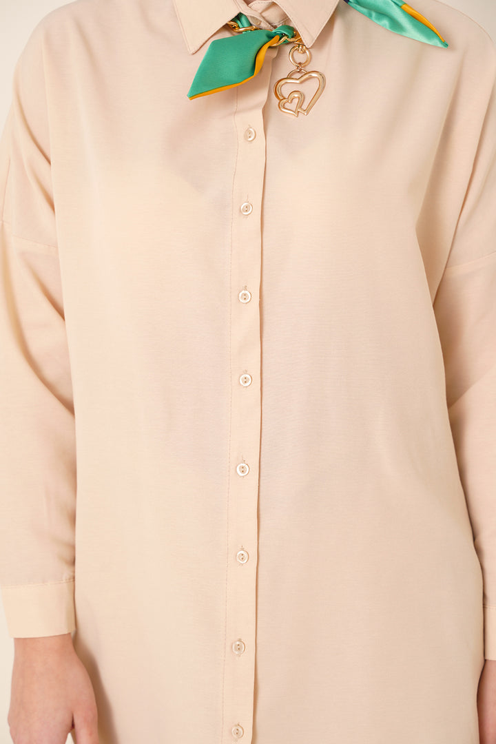 Bigdart 5845 Tunique modeste - Beige