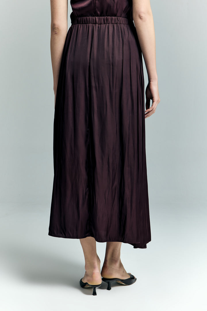 Sateen Jupe Tosca - Bordeaux