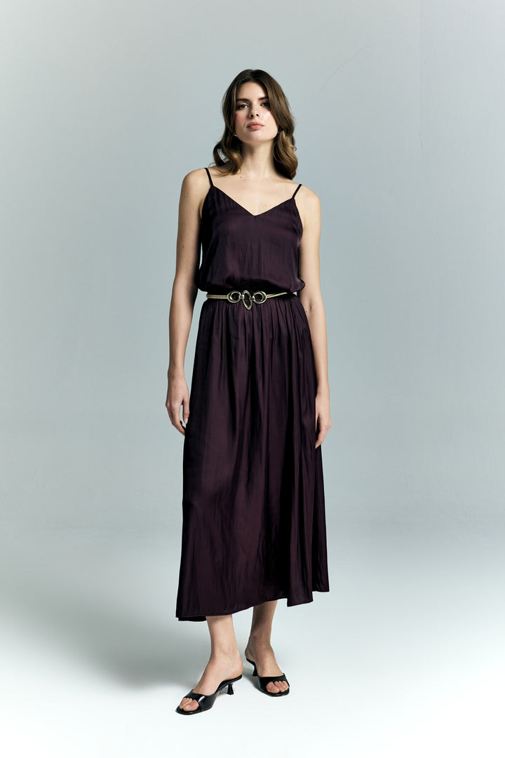 Sateen Jupe Tosca - Bordeaux