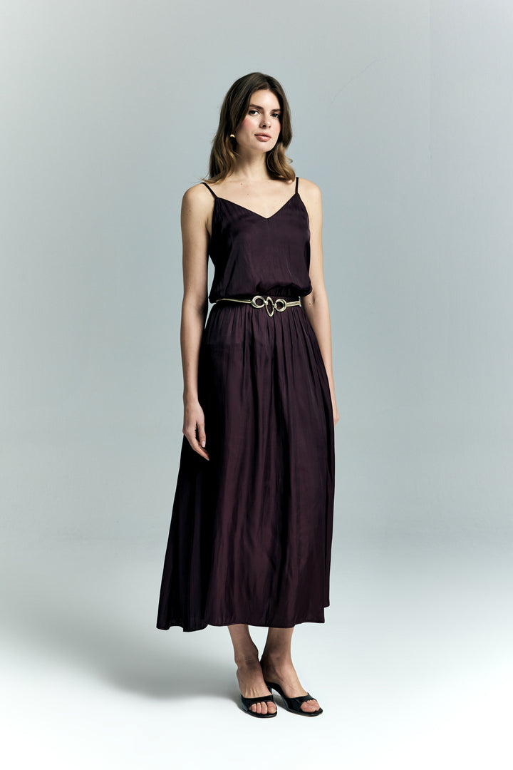 Sateen Jupe Tosca - Bordeaux