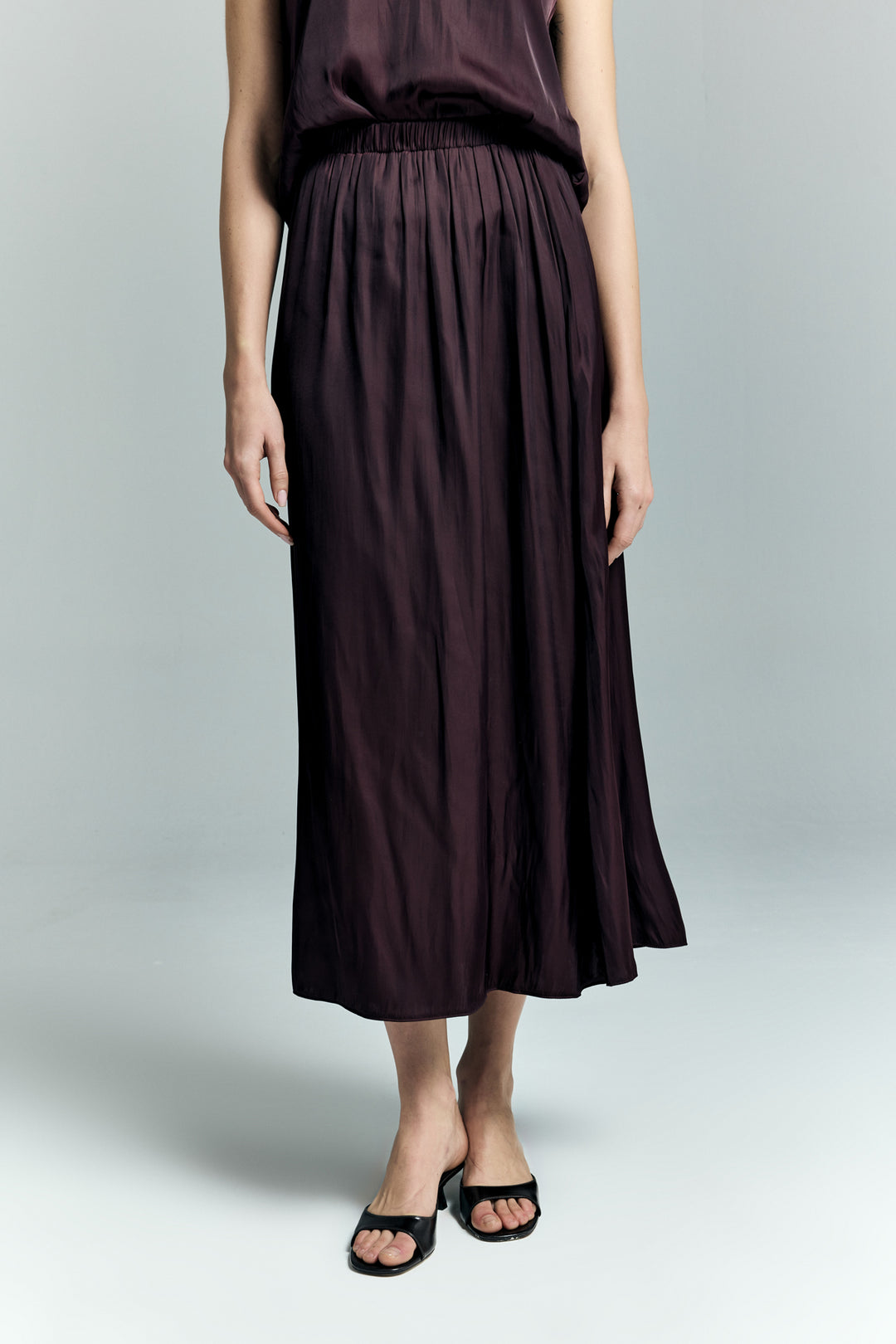 Sateen Jupe Tosca - Bordeaux