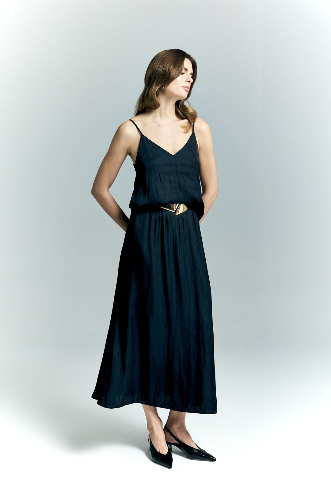 Sateen Jupe Tosca - Noir