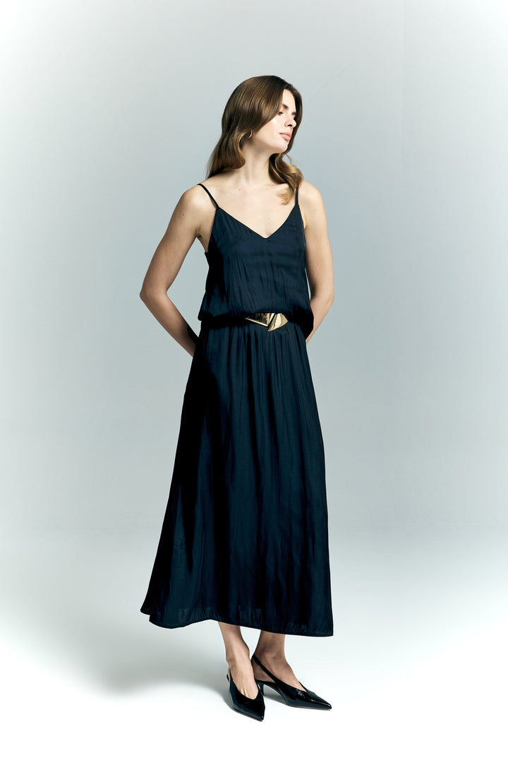 Sateen Jupe Tosca - Noir
