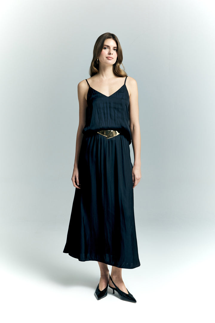 Sateen Jupe Tosca - Noir