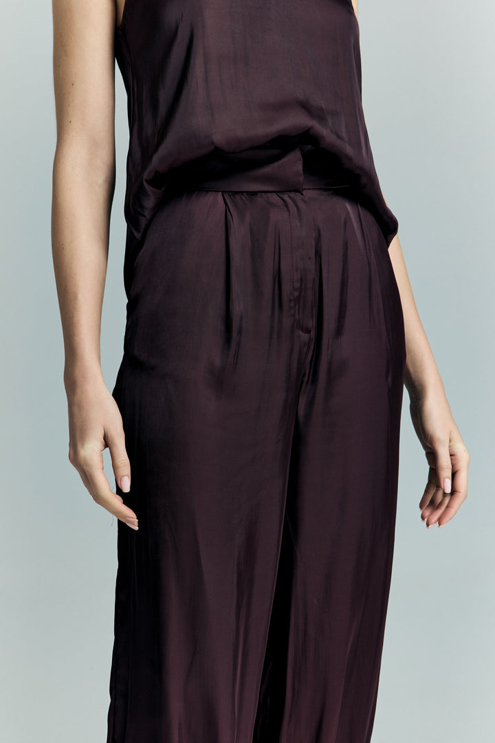 Sateen Pantalon Tosca - Bordeaux