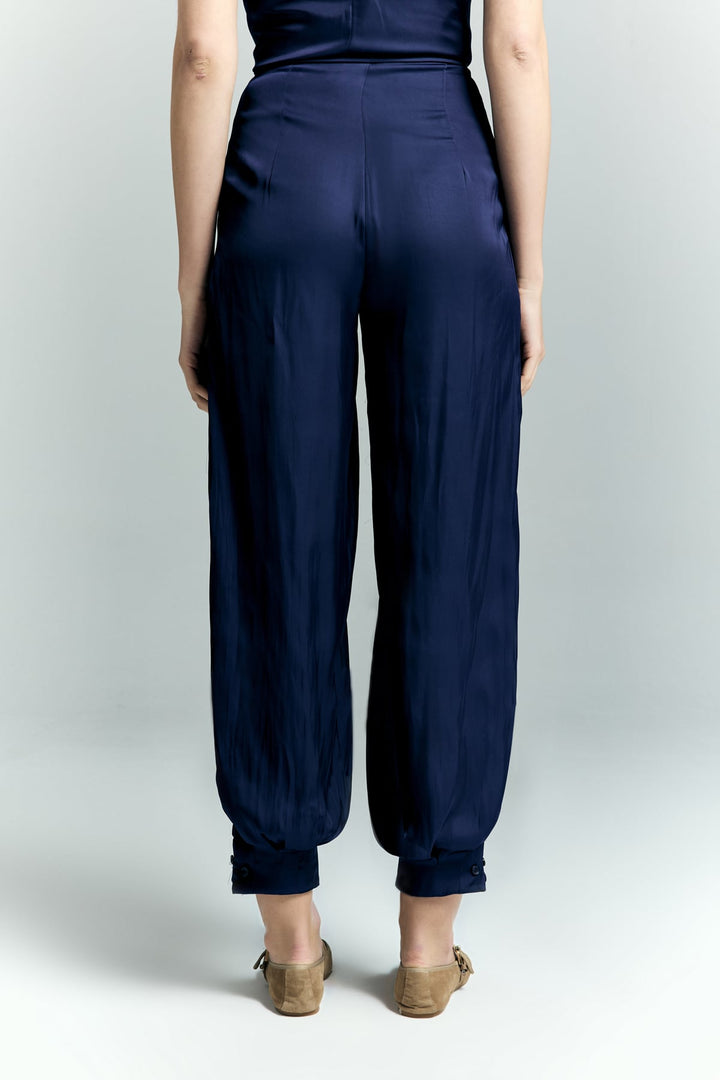 Sateen Pantalon Tosca - Bleu marine