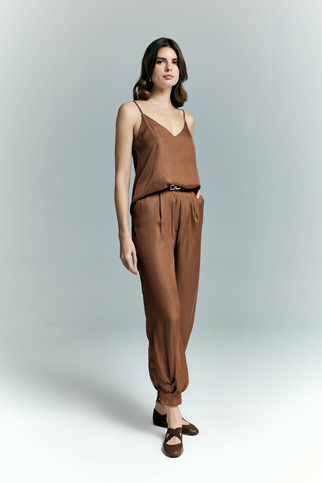 Sateen Pantalon Tosca - tarçin