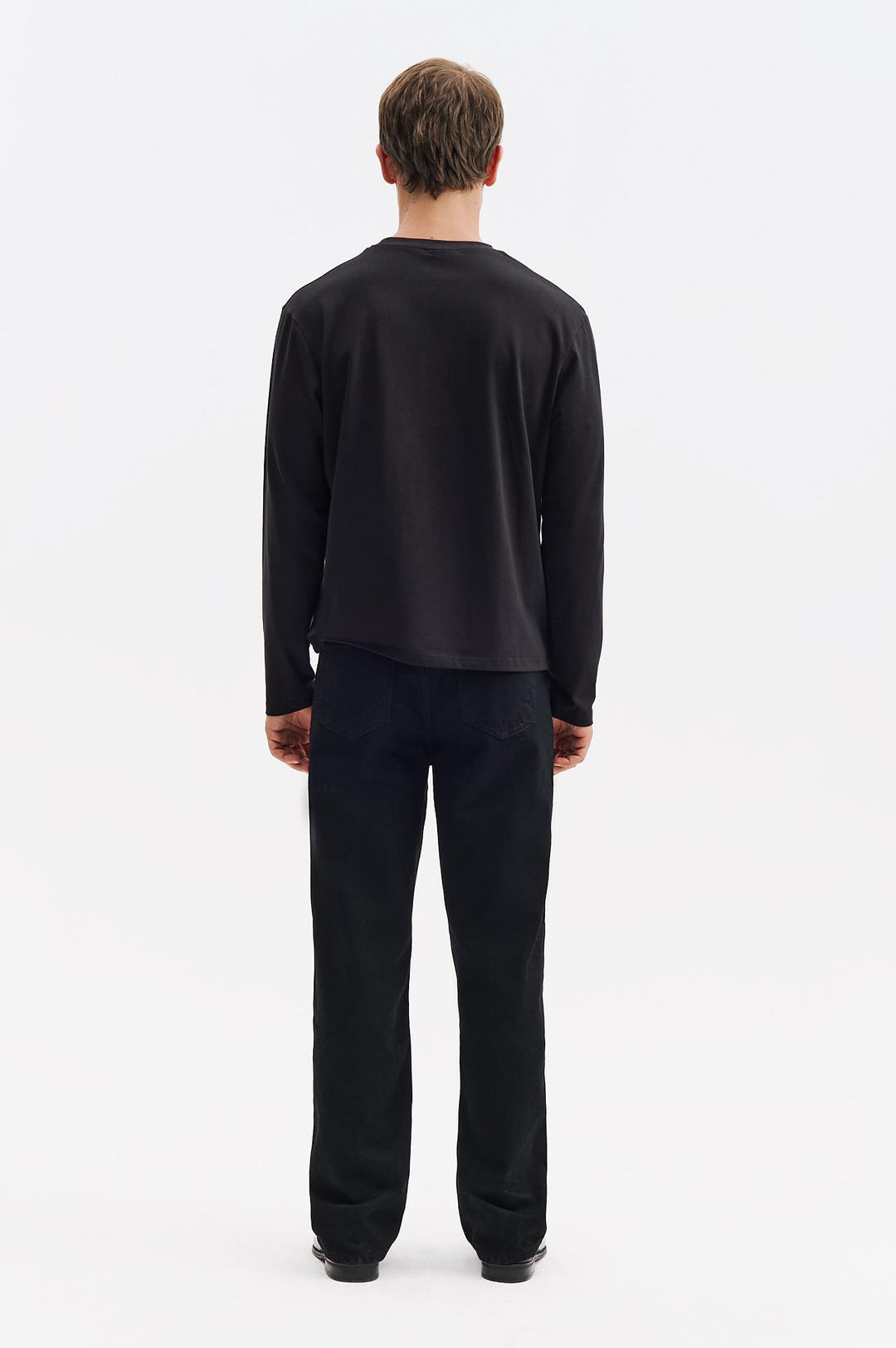 Giesto T-shirt à manches longues Regular Fit Noir - Noir