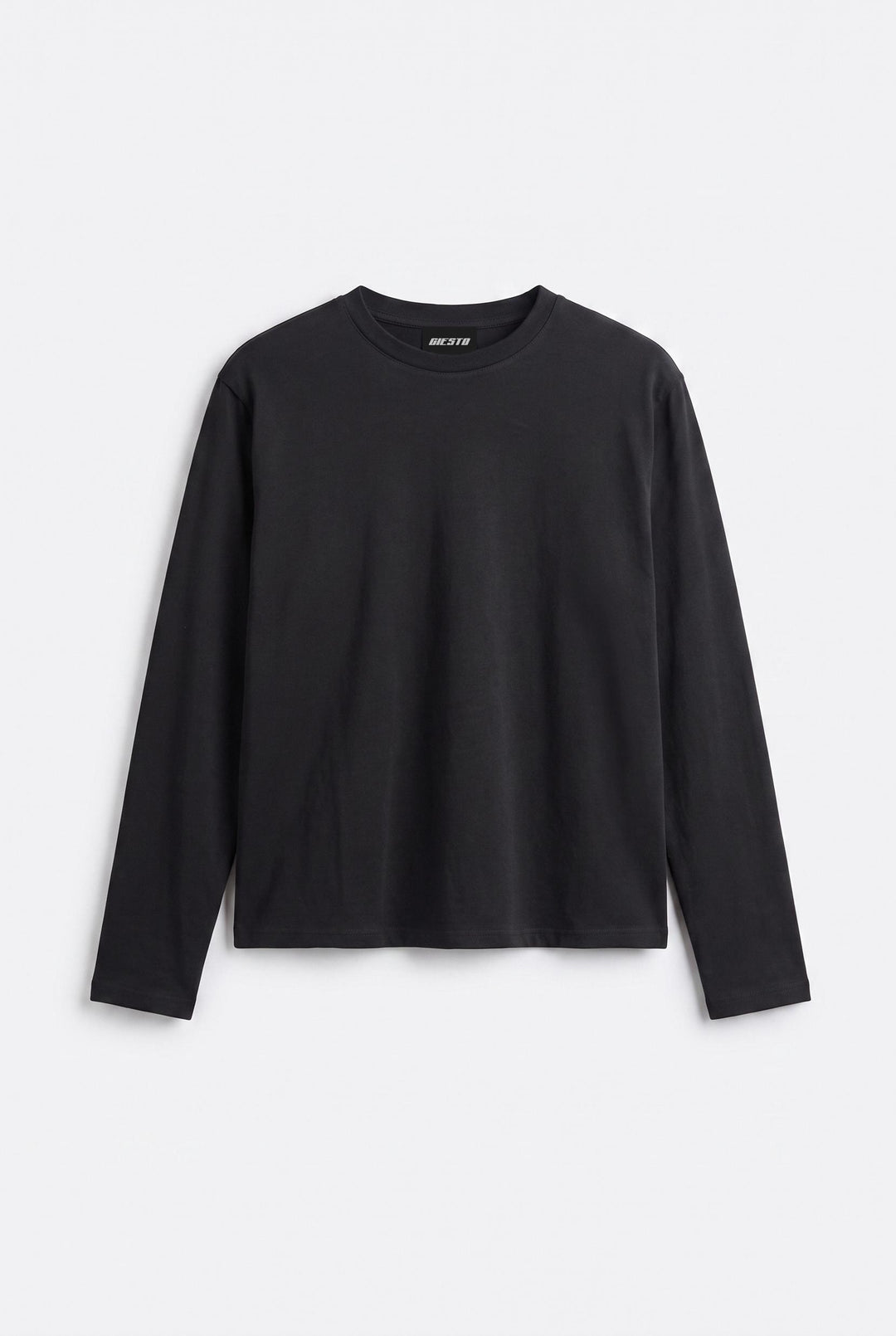 Giesto T-shirt à manches longues Regular Fit Noir - Noir