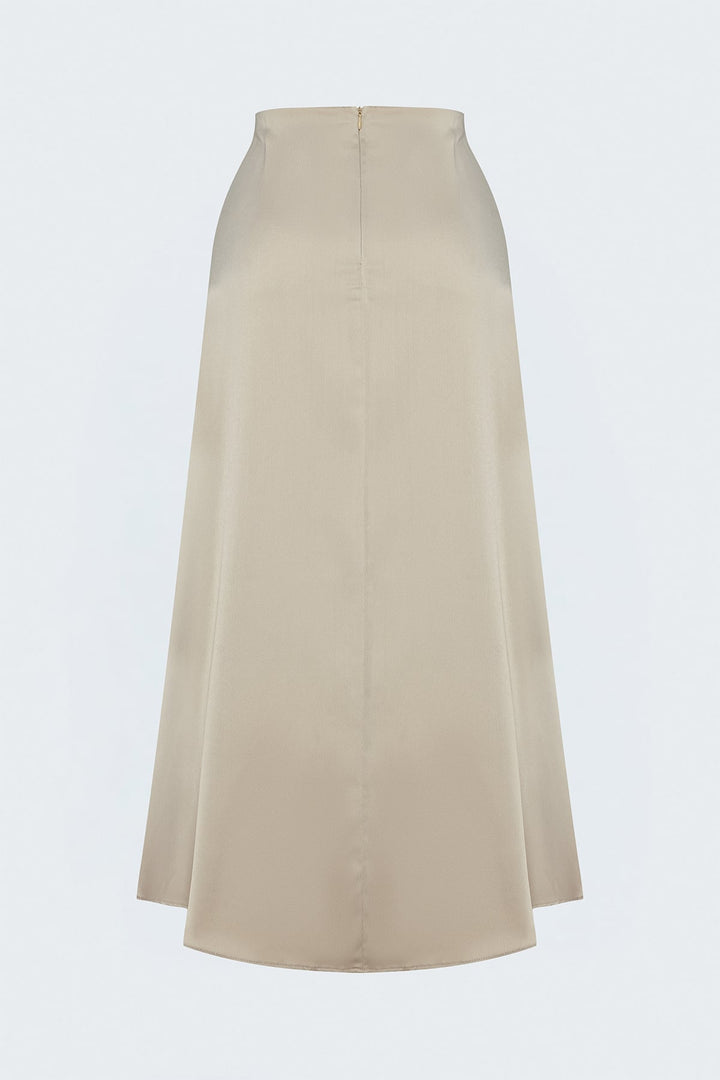 Sateen Jupe longue en satin - Pierre