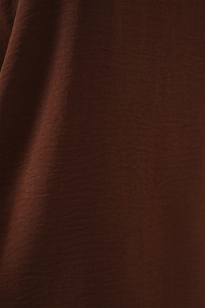 Bigdart Blouse sans manches à décolleté en V 950 - Marron