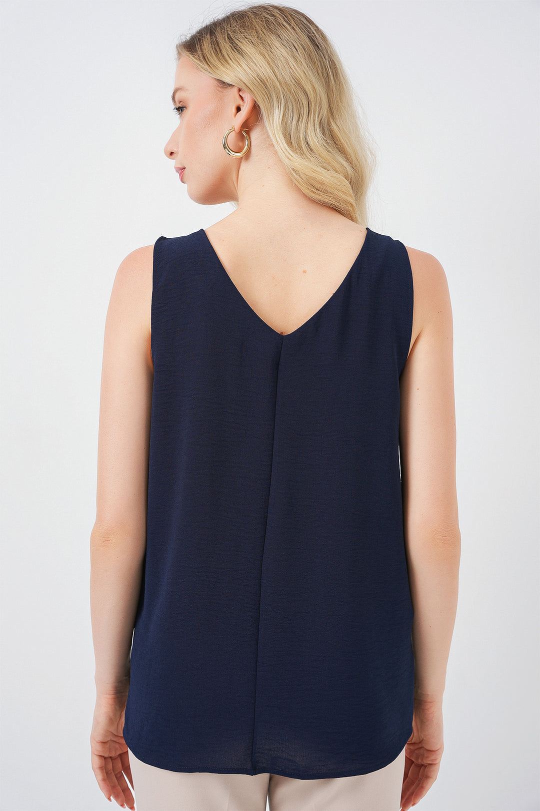 Bigdart Blouse sans manches à décolleté en V 950 - Bleu marine